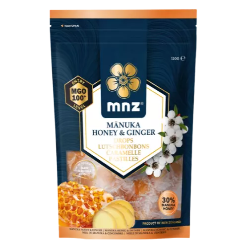 Manuka Honing Pastilles & Gember